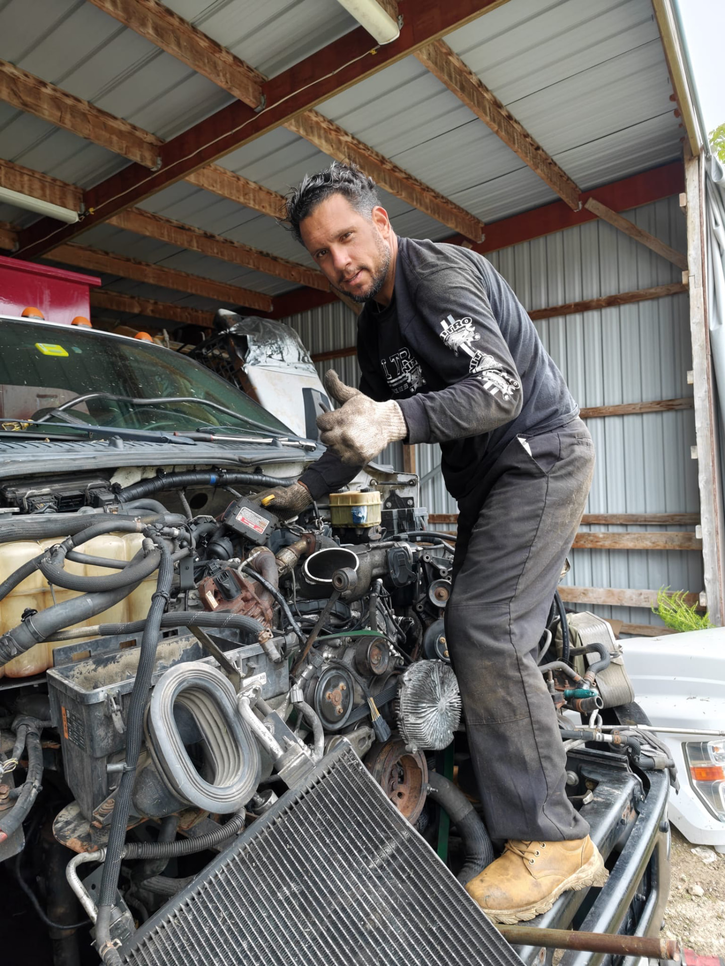 Rebuilding a Class 6-7 diesel front end